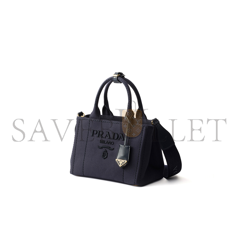 Pra*a jardiniÈre small cotton canvas handbag 1bg464 (26*19*15cm)